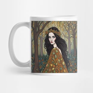 Eva Green as a fairy in the woods Mug